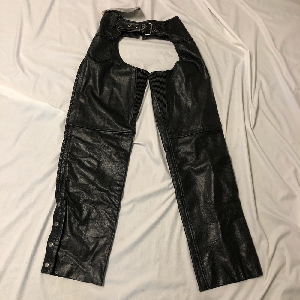 NWT X Element Women’s Black Leather Chaps